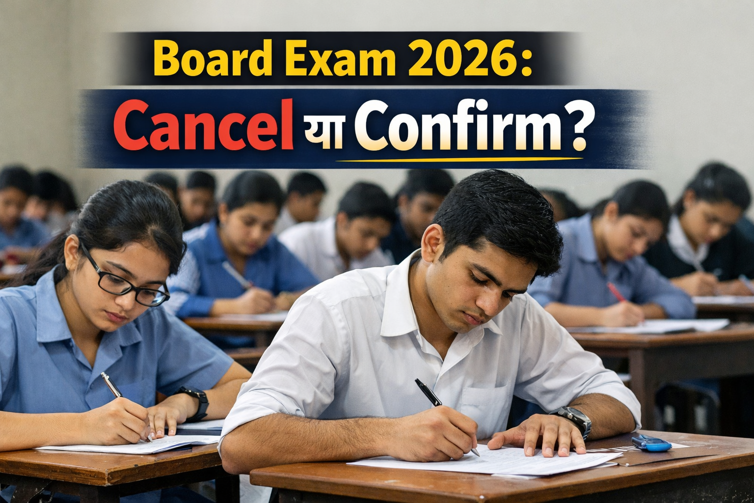 Board Exam 2026 cancel hoga ya nahi official update students exam preparation